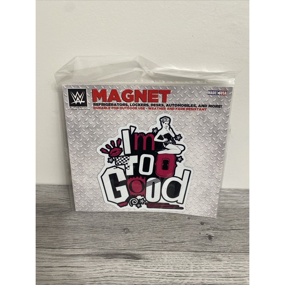 WWE Authentic Dolph Ziggler I'm too good Car Magnet NOS New Sealed 2015
